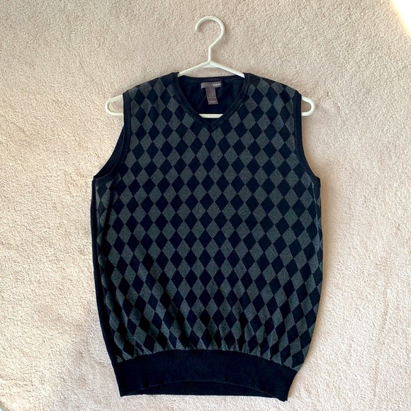 H&M cotton argyle vest - Picture 1 of 6